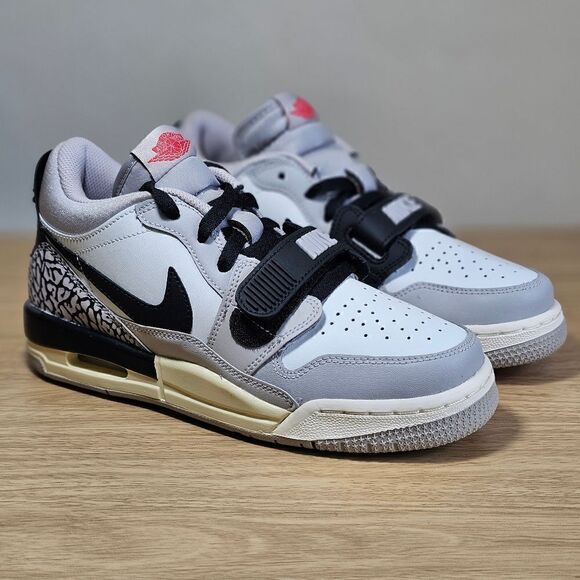 Nike Air Jordan Legacy 312 Low Grey Cement Women's 6.5 Black White CD9054-101 SE - Picture 2 of 16